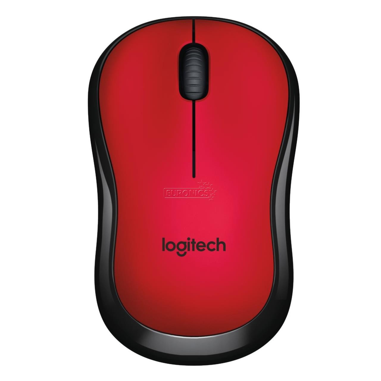 Logitech M220 Silent, sarkana/melna - Bezvadu datorpele
