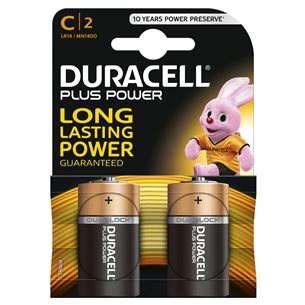 Batteries C, Duracell / 2 psc