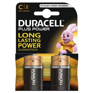 Батарейки C, Duracell / 2 шт