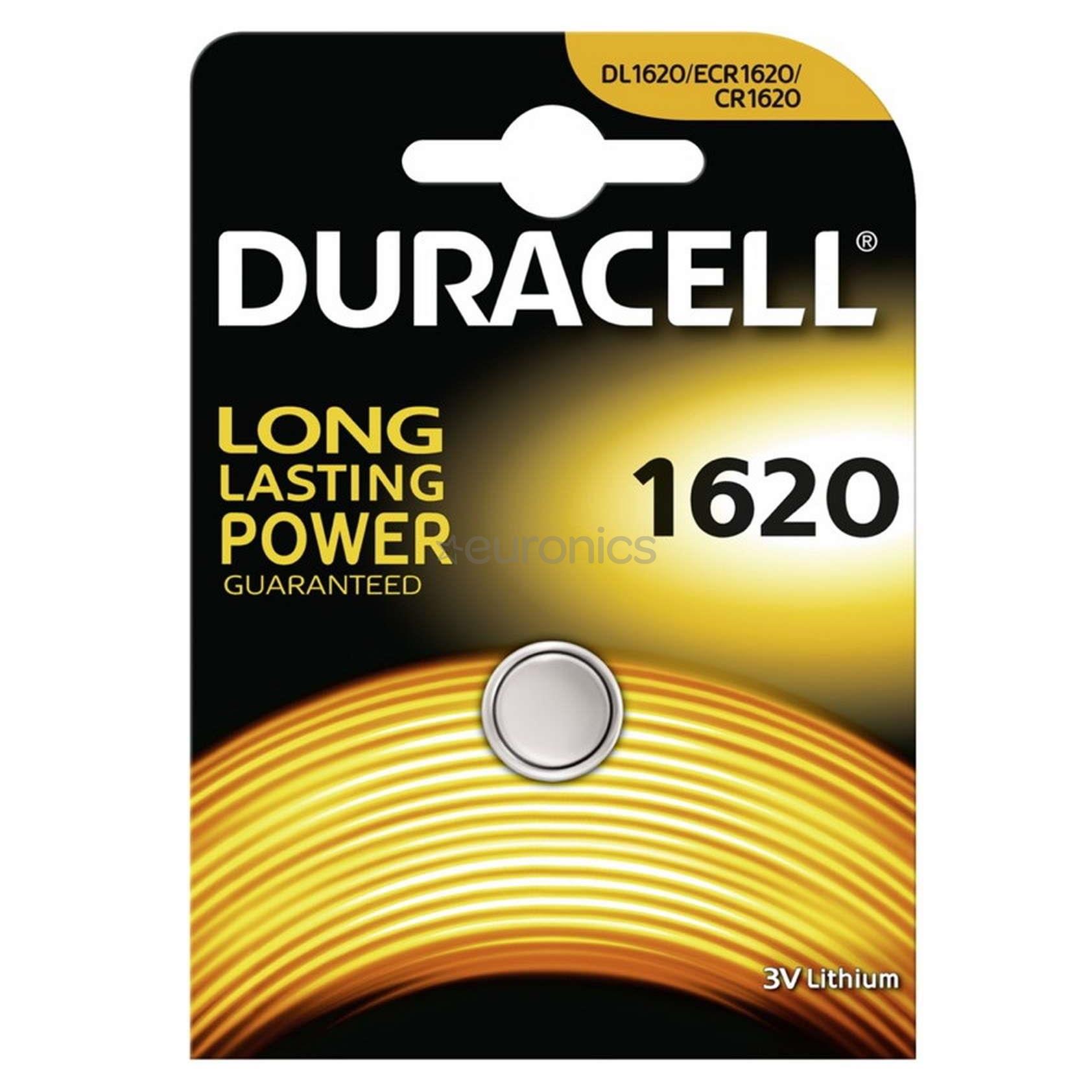 Baterija CR1620, Duracell