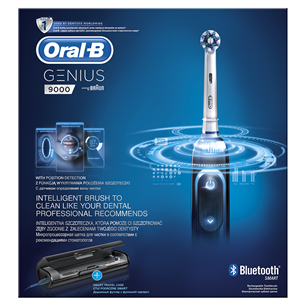Elektriskā zobu birste Oral-B Genius 9000, Braun
