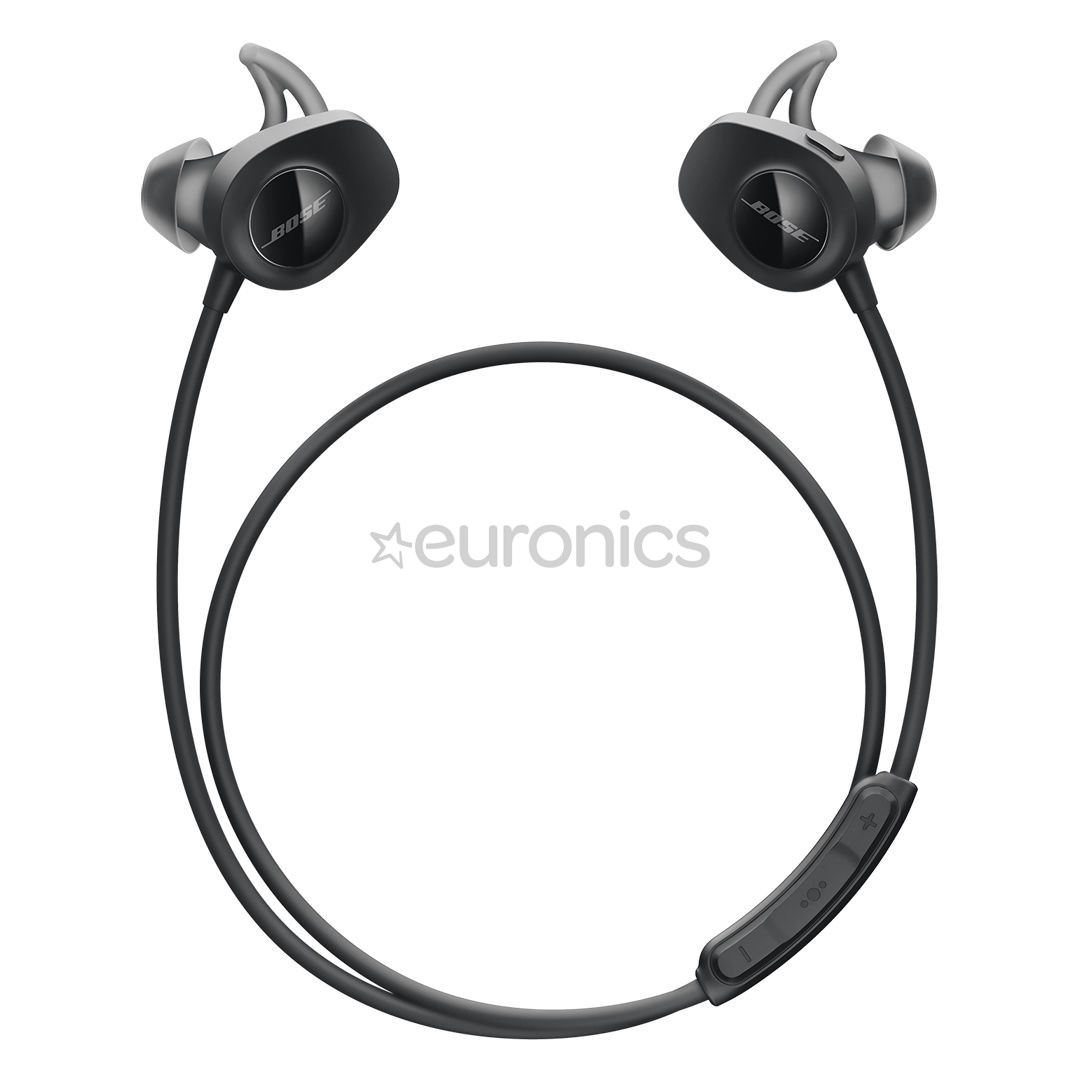 Bose SoundSport, melna - Bezvadu austiņas