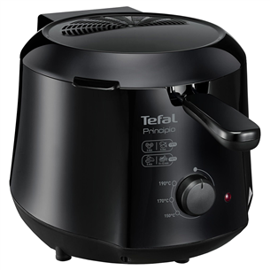 Tefal Principio, 1000 Вт, черный - Фритюрница FF230831