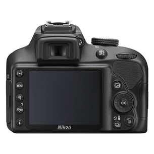Digitālā spoguļkamera D3400 + objektīvs NIKKOR 18-55mm VR AF-P, Nikon