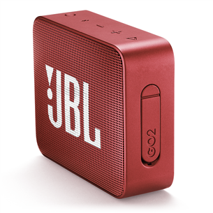 JBL GO 2, sarkana - Portatīvais bezvadu skaļrunis