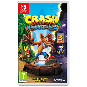 Nintendo Switch spēle, Crash Bandicoot N. Sane Trilogy 5030917236730
