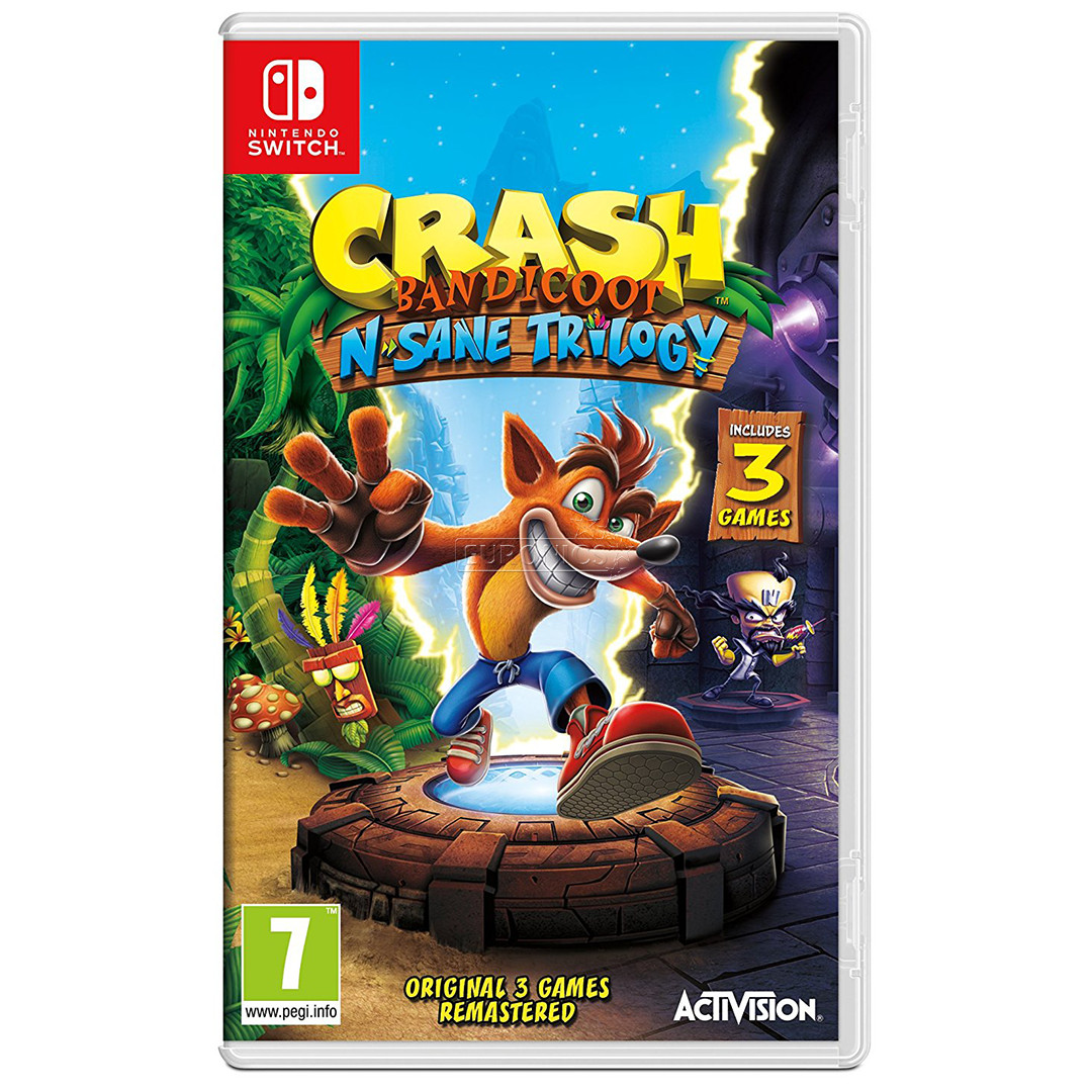 Nintendo Switch spēle, Crash Bandicoot N. Sane Trilogy