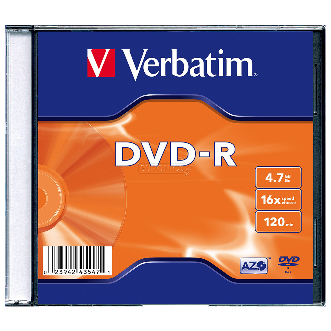 Verbatim, 1 gab., 4.7 Gb - DVD-R disks
