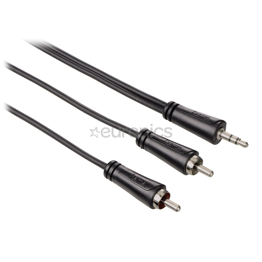 Vads 3,5 mm -- RCA, Hama (0,75 m)