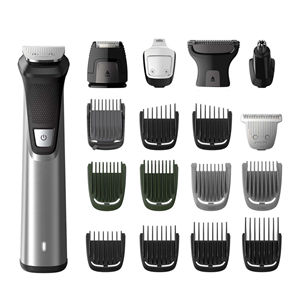 Philips Multigroom series 7000 18 в 1, серебристый/черный - Мультитриммер