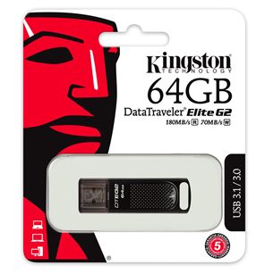 USB zibatmiņa DataTraveler Elite G2, Kingston / 64GB