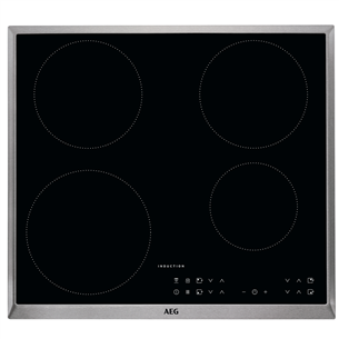 AEG 3000 Basic, width 57.6 cm, steel frame, black - Built-in Induction Hob