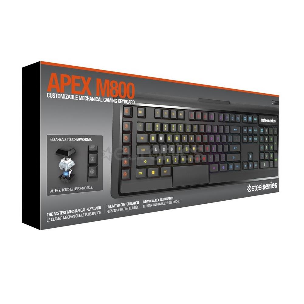 Klaviatūra Apex M800, SteelSeries / US