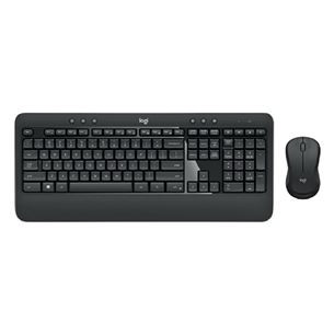 Logitech MK540, US, melna - Bezvadu klaviatūra ar peli