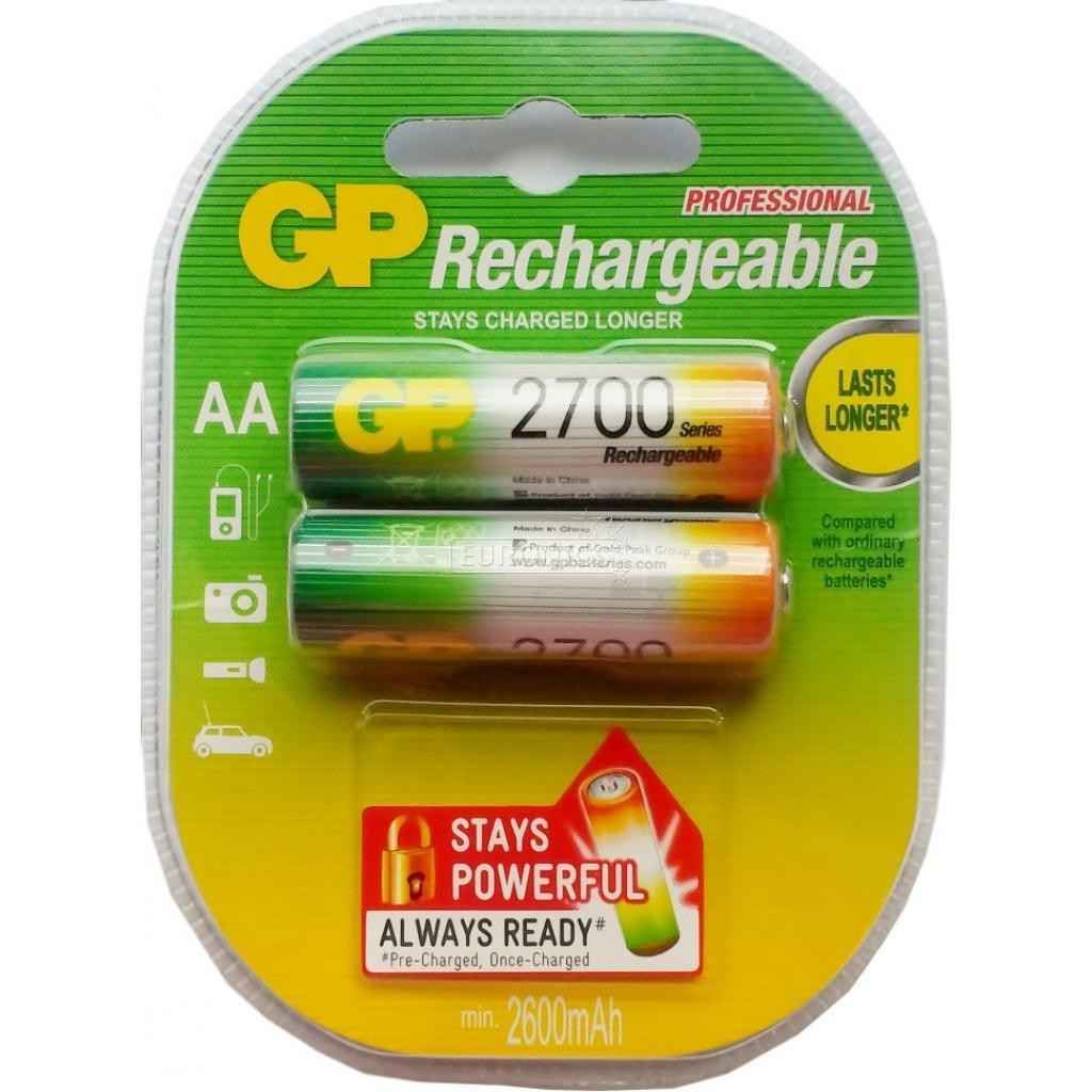 Lādējamās baterijas AA, GP / 2600mAh / 2 gab