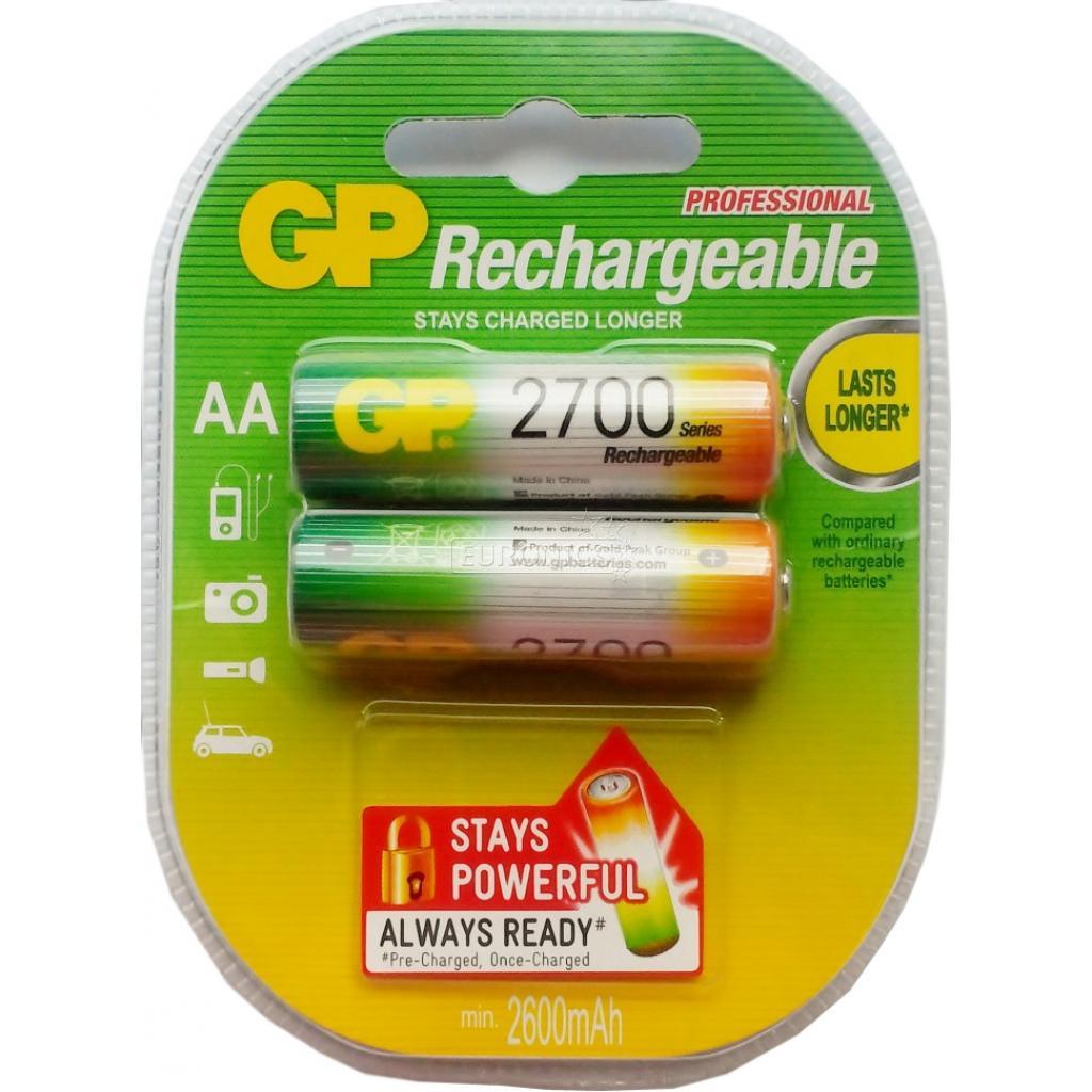 Lādējamās baterijas AA, GP / 2600mAh / 2 gab