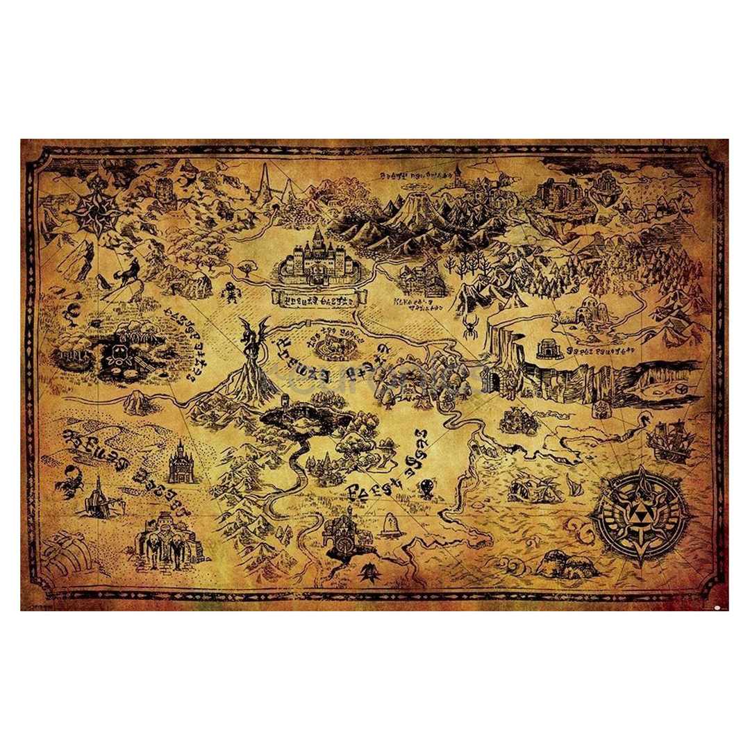 Karte The Legend of Zelda Hyrule