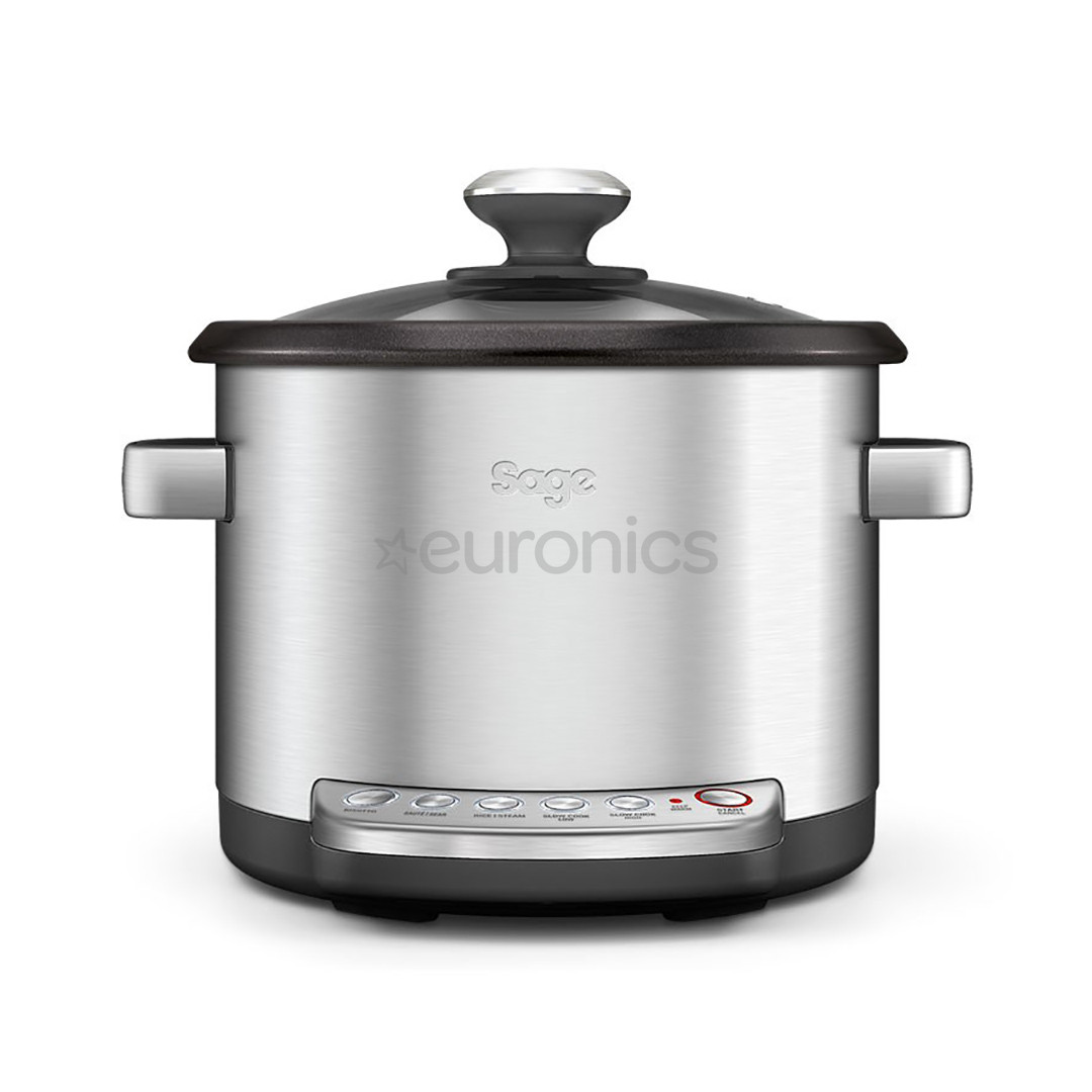 Sage the Risotto Plus™, 1.5 L, 760 W, melna/nerūsējošā tērauda - Multivārāmais katls