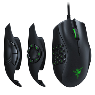 Razer Naga Trinity, optiskā, melna - Datorpele ar vadu