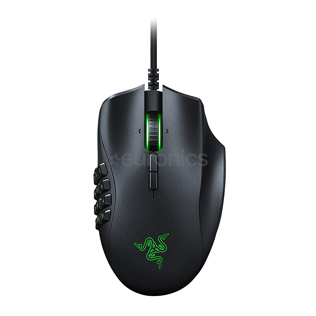 Razer Naga Trinity, optiskā, melna - Datorpele ar vadu