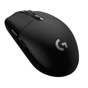 Logitech G305, melna - Bezvadu datorpele