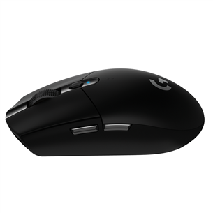 Logitech G305, melna - Bezvadu datorpele