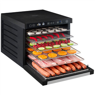 Concept PROFI, 1000 W, melna - Augļu žāvētājs
