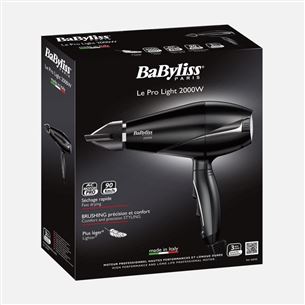 Matu fēns Le Pro Light + matu suka, Babyliss / 2000W