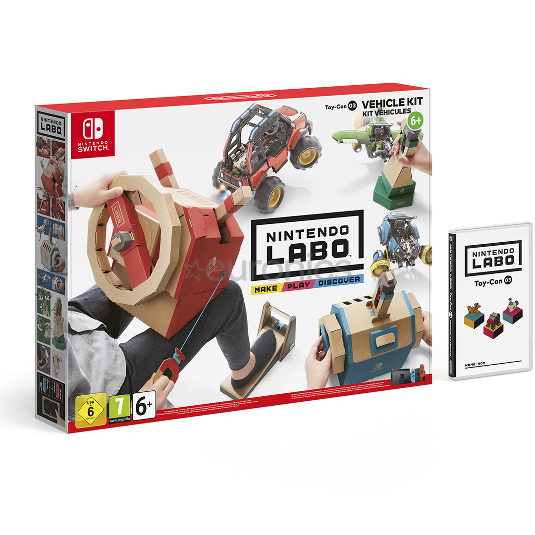 Aksesuāru komplekts priekš Switch Labo Vehicle Kit, Nintendo