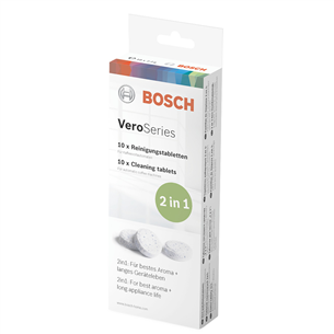 Tīrīšanas tabletes kafijas automātiem, Bosch