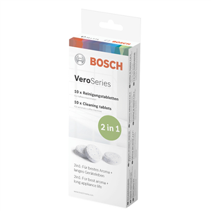 Cleaning tablets for espresso machines, Bosch