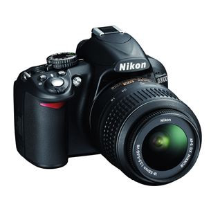 Digitālā spoguļkamera Nikon D3100 + 18-55mm VR objektīvs, Nikon
