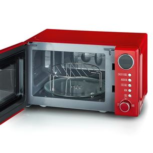 Severin, 20 L, red - Microwave with grill