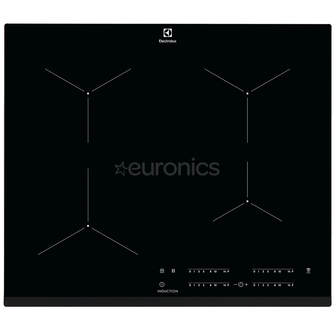 Electrolux, platums 59 cm, melna - Iebūvējama indukcijas plīts virsma
