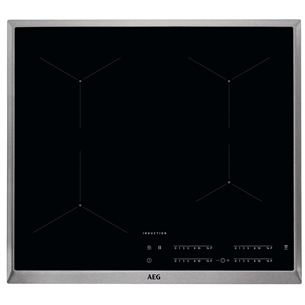 AEG 3000 Basic, eco timer, width 57.6 cm, steel frame, black - Built-in Induction Hob