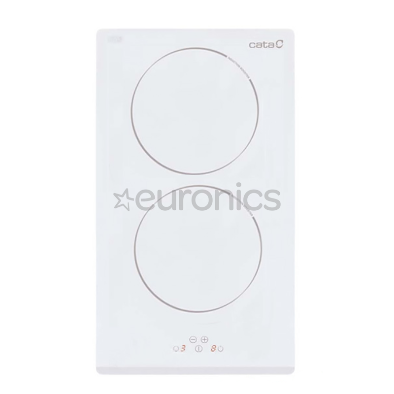 Cata, width 29.8 cm, frameless, white - Built-in Induction Hob