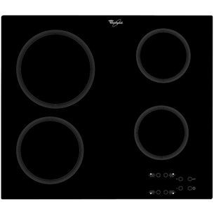 Whirlpool, width 58 cm, frameless, black - Built-in Ceramic Hob AKT801NE