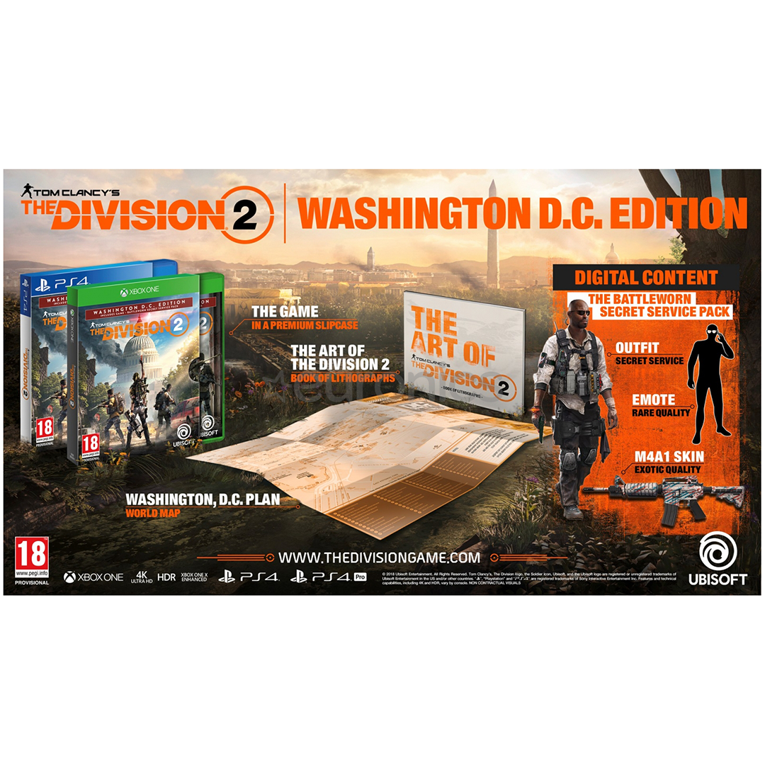 Spēle priekš Xbox One, Tom Clancys: The Division 2 Washington D.C. Edition