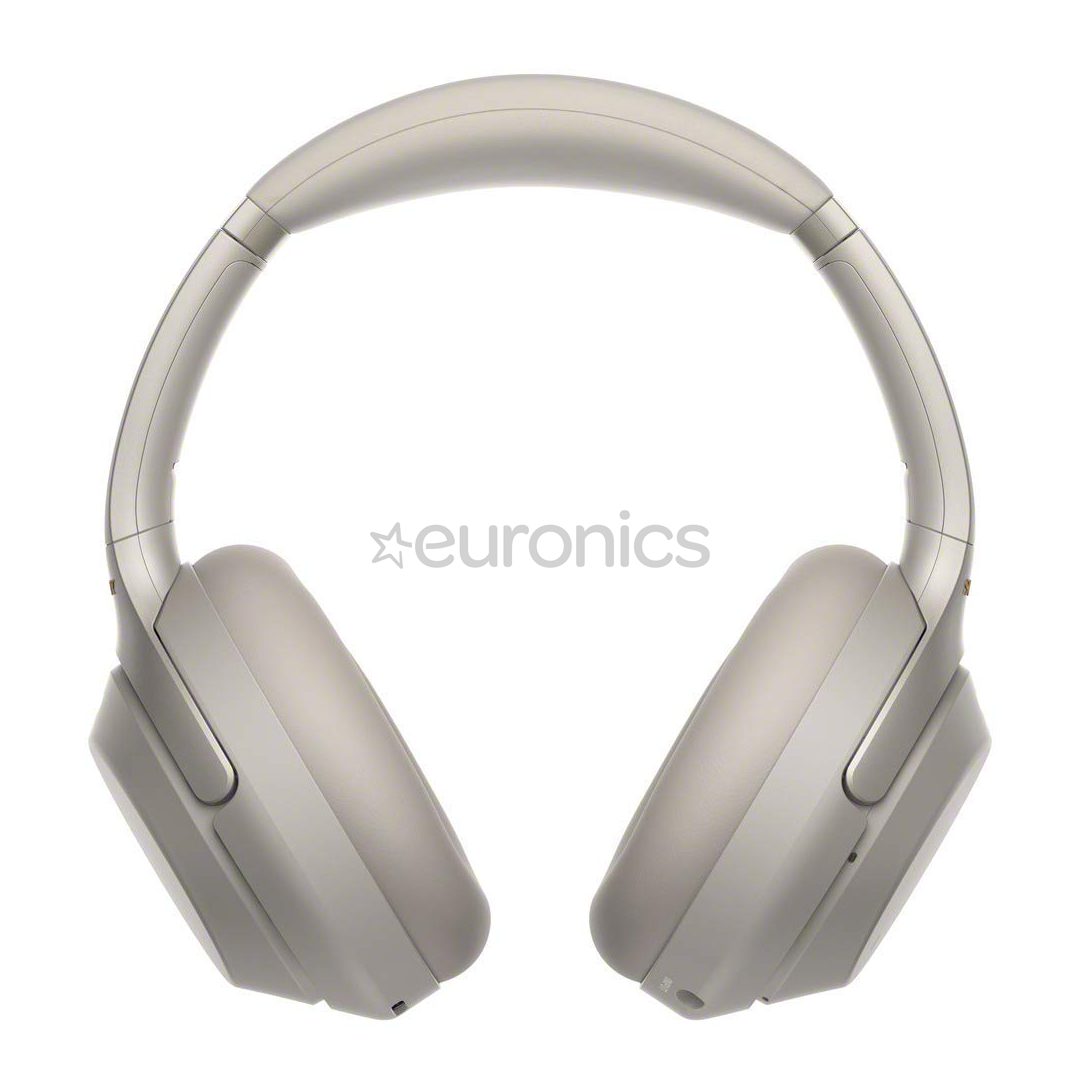 Sony WH-1000XM3, серебристый - Накладные беспроводные наушники