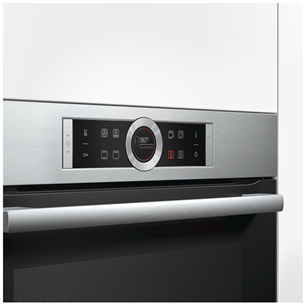 Bosch Serie 8, 71 L, inox - Built-in Oven