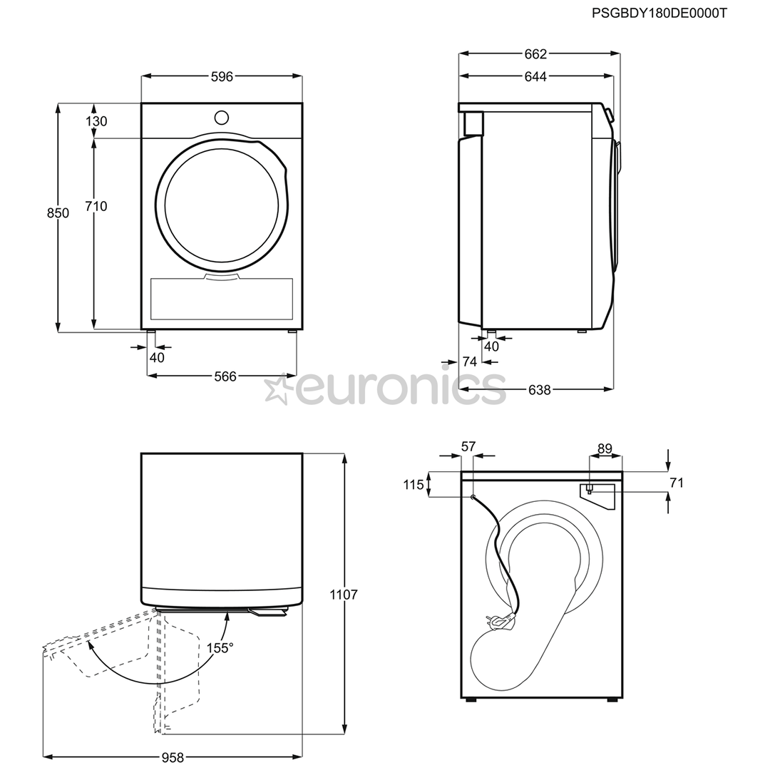 Veļas žāvētājs, Electrolux (7 kg)