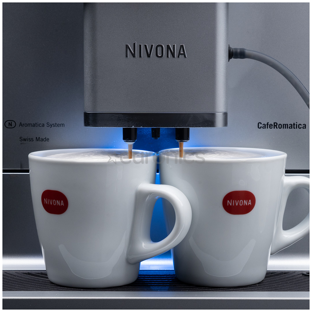 Nivona CafeRomatica 970, серебристый - Кофемашина