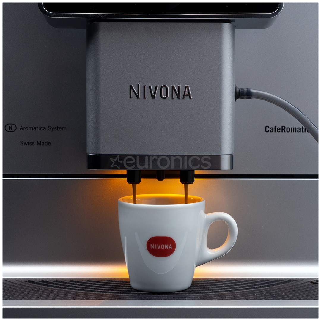 Nivona CafeRomatica 970, серебристый - Кофемашина