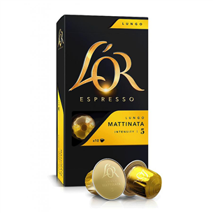 L´OR Lungo Mattinata, 10 porcijas - Kafijas kapsulas 8711000360545