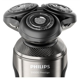 Philips S9000 Prestige Wet & Dry, sudraba/melna - Skuveklis