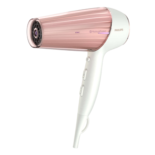 Philips DryCare Prestige, 2300 Вт, белый/розовый - Фен