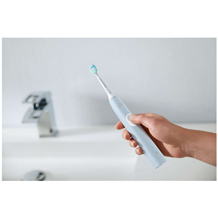 Philips Sonicare ProtectiveClean 4300, gaiši zila/balta - Elektriskā zobu birste