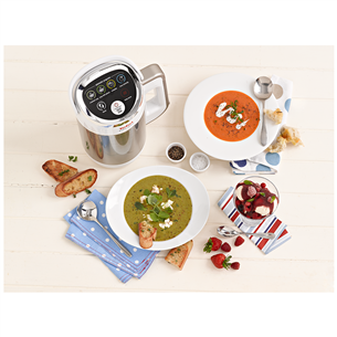 Tefal Easy Soup, 1000 Вт, 1,2 л, белый/серебристый - Суповой блендер