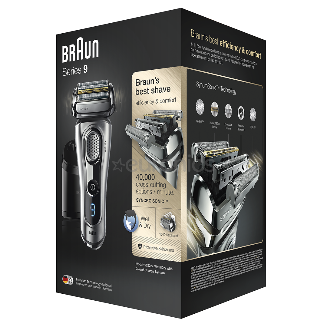 Skuveklis Series 9, Braun / Wet & Dry