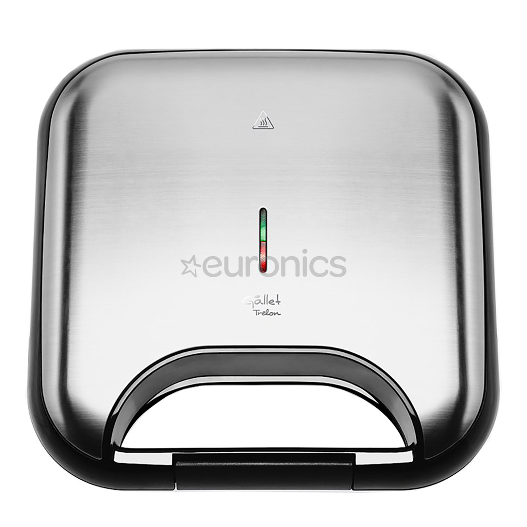 Gallet, 750 W, black/grey - Sandwich maker
